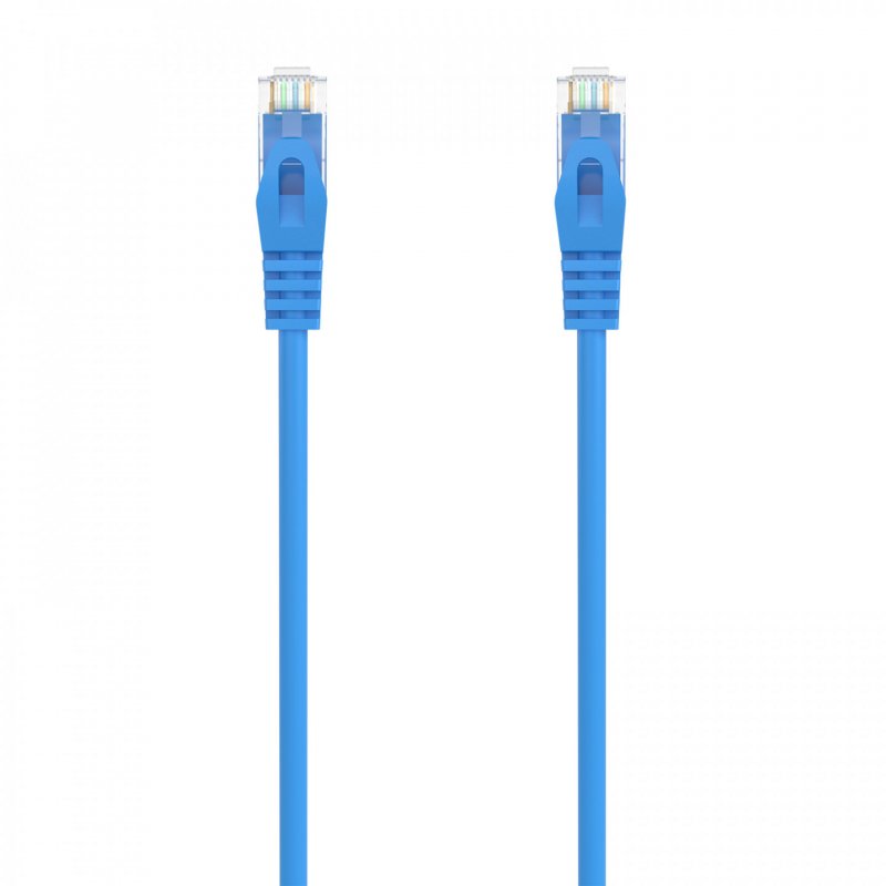 CABLE RED AISENS LATIGUILLO RJ45 LSZH CAT.6A UTP AWG24 1.0M AZUL