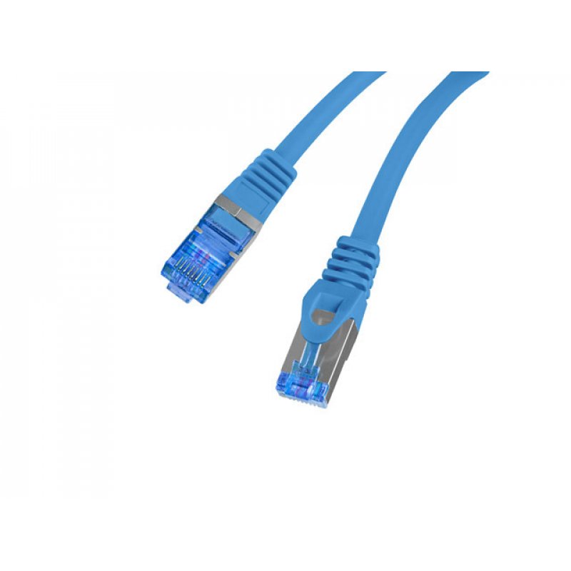 Lanberg PCF6A-10CC-0025-B câble de réseau Bleu 0,25 m Cat6a S/FTP (S-STP)