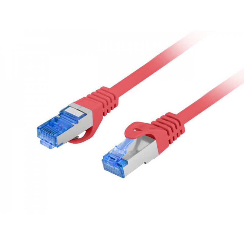 Lanberg PCF6A-10CC-0025-R câble de réseau Rouge 0,25 m Cat6a S/FTP (S-STP)