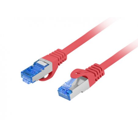 Lanberg PCF6A-10CC-0025-R câble de réseau Rouge 0,25 m Cat6a S/FTP (S-STP)