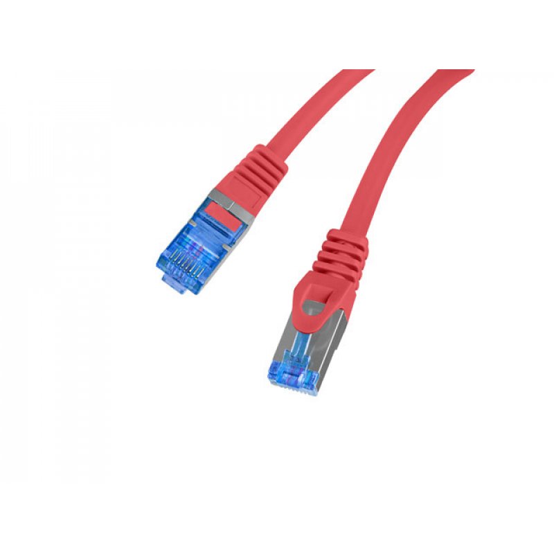 Lanberg PCF6A-10CC-0025-R câble de réseau Rouge 0,25 m Cat6a S/FTP (S-STP)