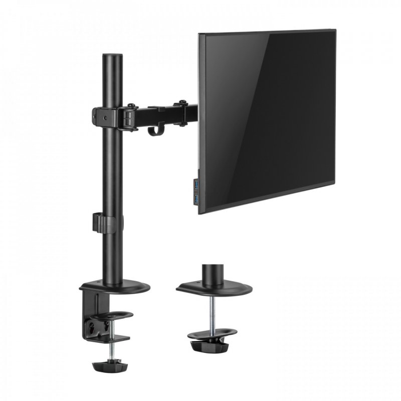 SOPORTE AISENS MESA GIRATORIO E INCLINABLE MONITOR/TV 9KG 17-32 NEGRO