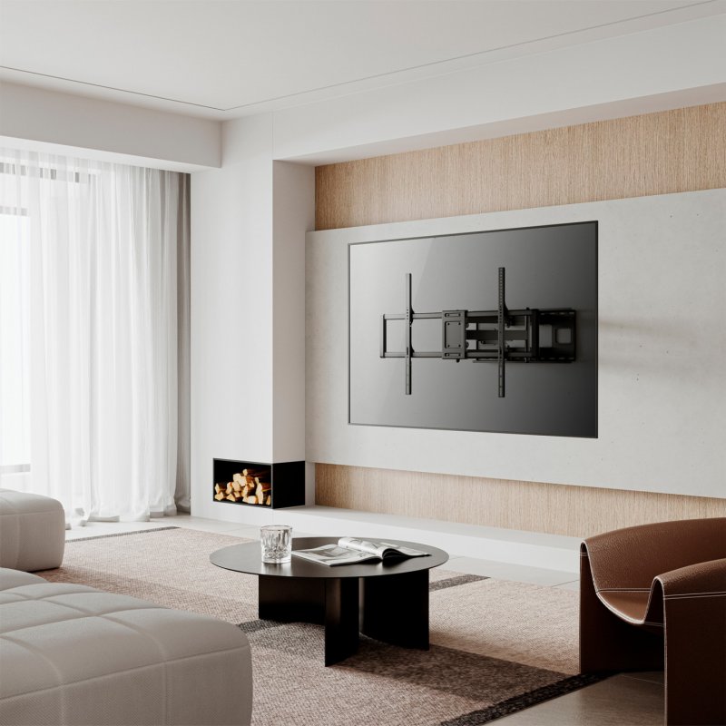 SOPORTE AISENS GIRATORIO INCLINABLE NIVELABLE MONITOR TV 60-120 120KG