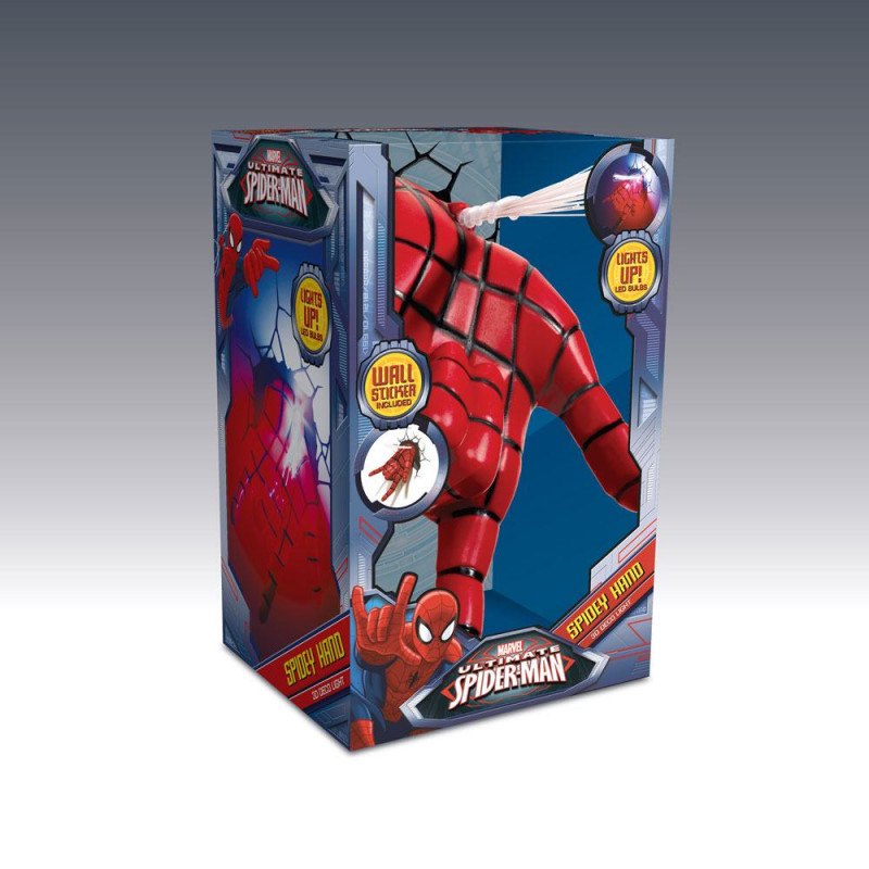 MARVEL - Lampe Decorative 3D - SPIDERMAN HAND