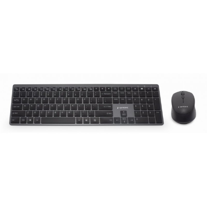 Gembird KBS-ECLIPSE-M500-ES keyboard Mouse included USB Bluetooth QWERTY English Black