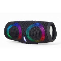 Gembird SPK-BT-LED-02 portable/party speaker Enceinte portable mono Noir 10 W