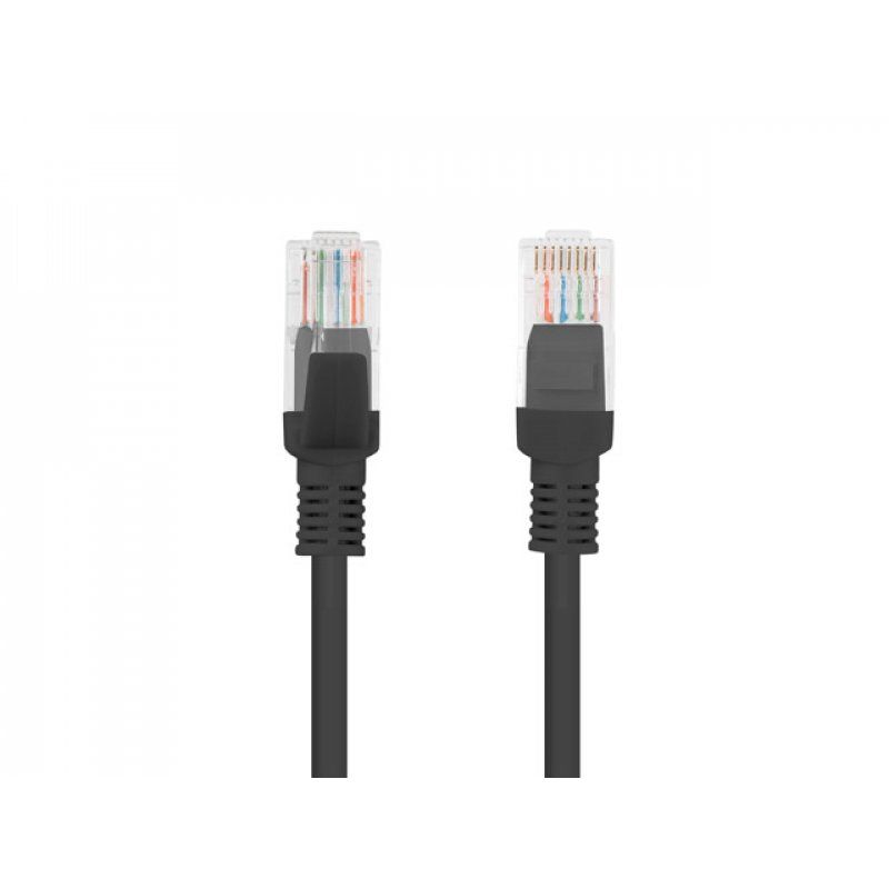 Lanberg PCU5-10CC-2000-BK câble de réseau Noir 20 m Cat5e U/UTP (UTP)