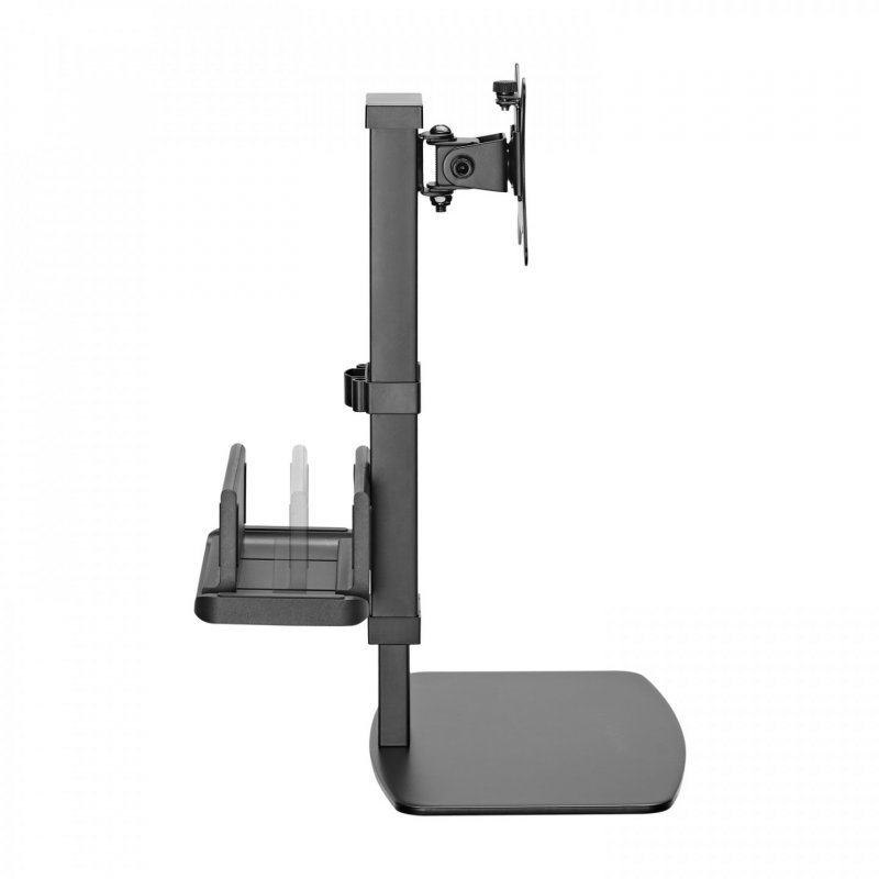 AISENS ECO Swivel and Tilt Table Support for Monitor/TV and Mini PC 8Kg from 17-32, Black