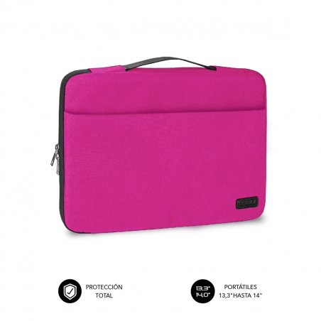 SUBBLIM SUB-LS-0TS0002 laptop case 35.6 cm (14") Sleeve case Pink