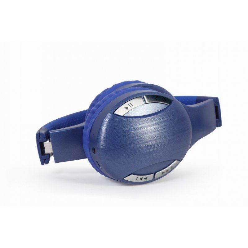Gembird BTHS-01-B headphones/headset Wired & Wireless Head-band Calls/Music Micro-USB Bluetooth Blue