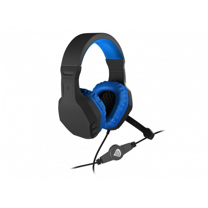 GENESIS Argon 200 Casque Avec fil Arceau Jouer Noir, Bleu