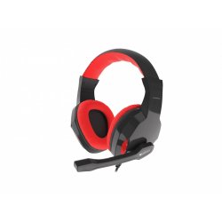 GENESIS Argon 110 Casque Avec fil Arceau Jouer Noir, Rouge
