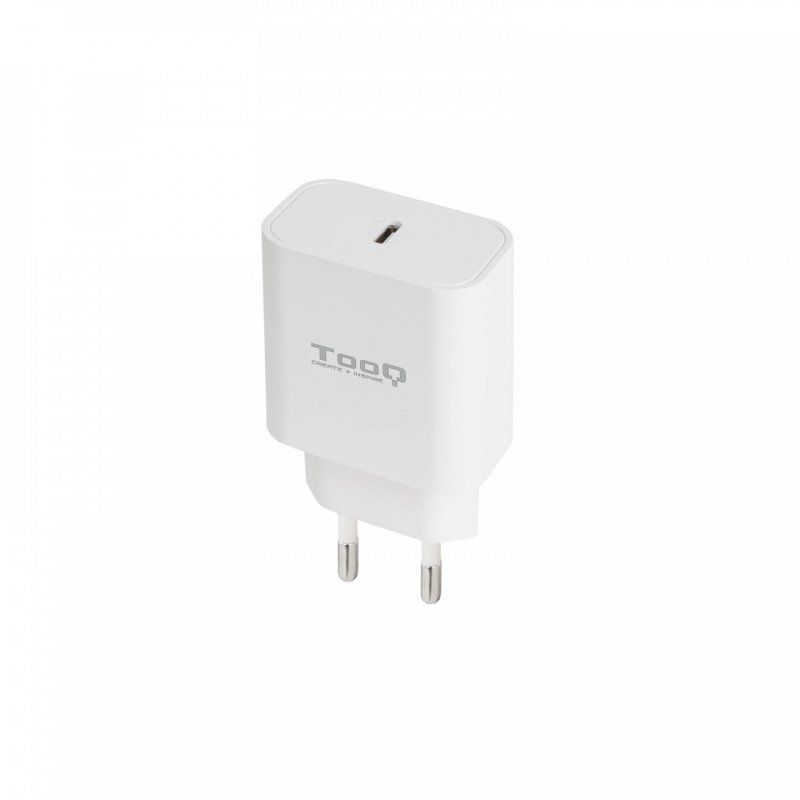 TooQ USB-C PD20W Wall Charger, White