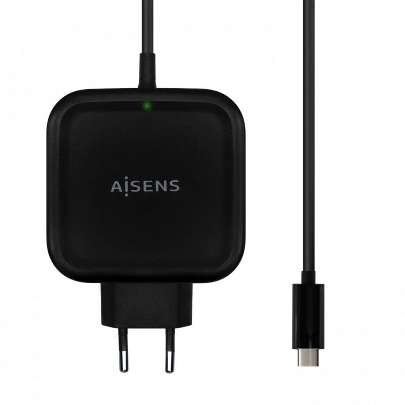 AISENS ASCH-1PD65WL-BK chargeur d'appareils mobiles Caméra Numérique, Téléphone portable, Smartphone, Tablette Noir