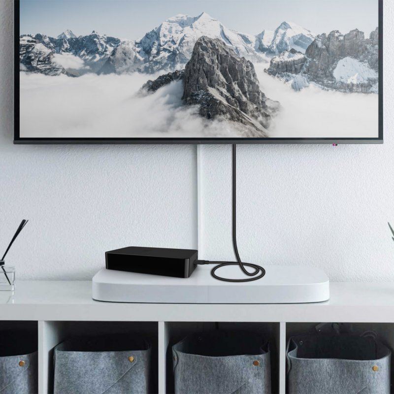 AISENS HDMI Cable V2.0 CCS Premium High Speed / Hec 4K@60Hz 18Gbps, A/MA/M, Black, 1.0m