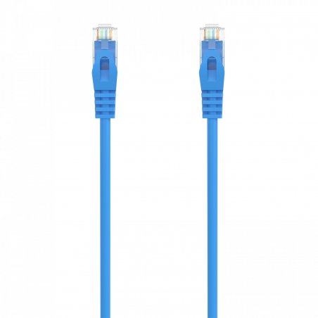 CABLE RED AISENS LATIGUILLO RJ45 LSZH CAT.6A UTP AWG24 30CM AZUL