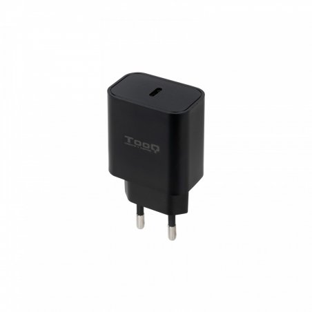 TooQ USB-C PD20W Wall Charger, Black
