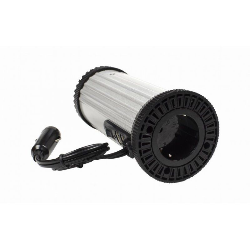 Gembird EG-PWC150-01 adaptateur de puissance & onduleur Auto 150 W Noir, Gris