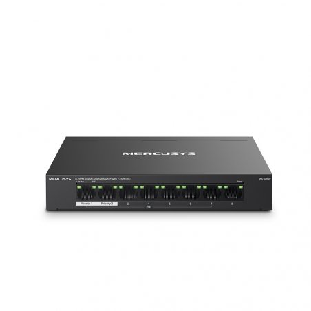 Mercusys 8-Port Gigabit Desktop Switch with 7-Port PoE 