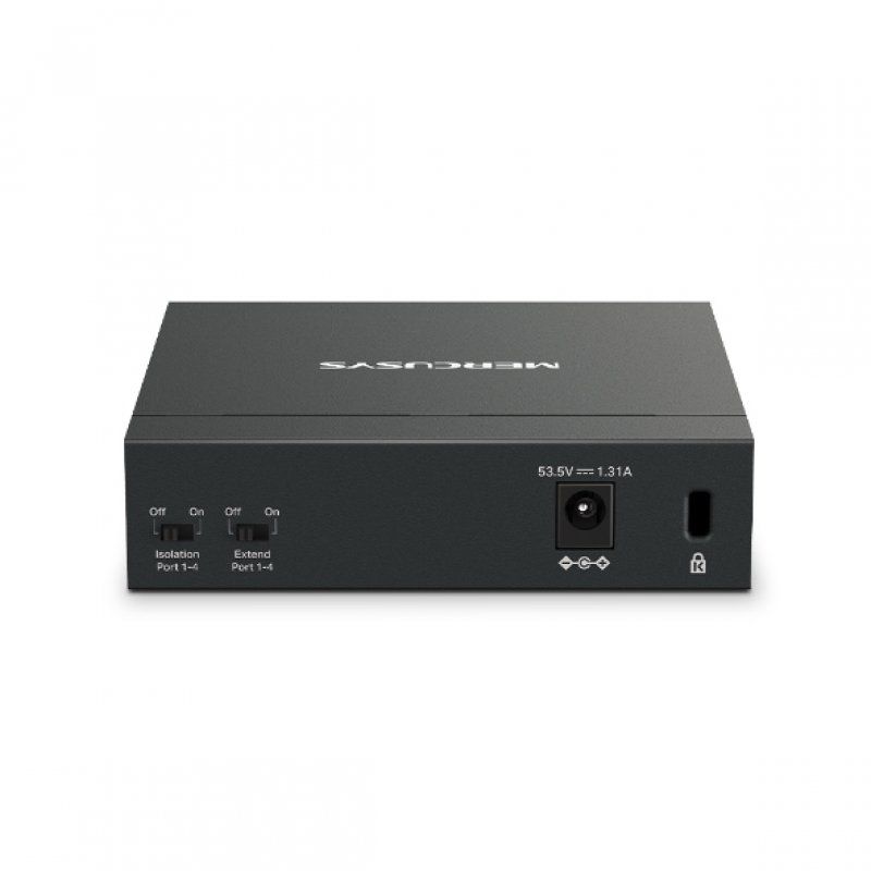 Mercusys MS105GP commutateur réseau Gigabit Ethernet (10/100/1000) Connexion Ethernet, supportant l'alimentation via