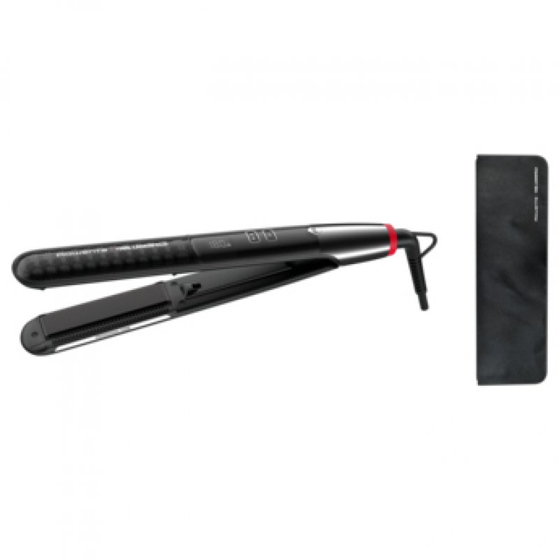 Rowenta X KARL LAGERFELD SF466LF0 hair styling tool Straightening iron Warm Black