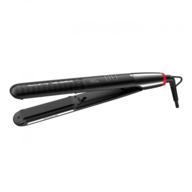 Rowenta X KARL LAGERFELD SF466LF0 hair styling tool Straightening iron Warm Black