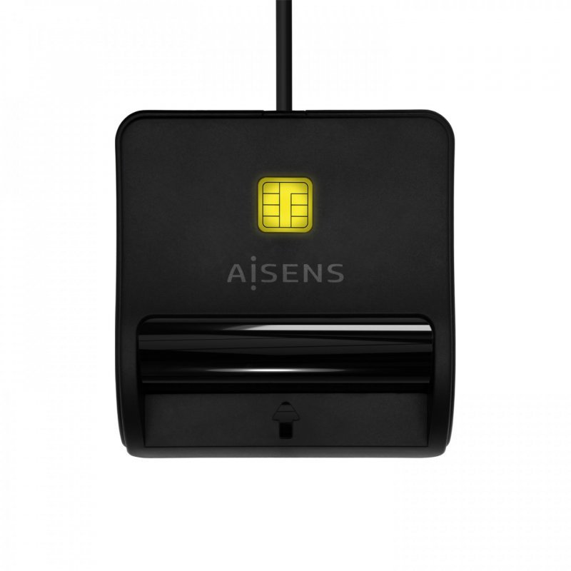 AISENS ASCR-SN03C-BK lecteur de contrôle d'accès Lecteur de commande d'accès USB Noir
