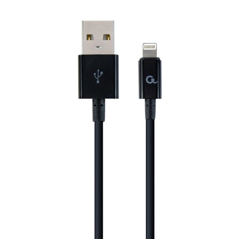 Cablexpert CC-USB2P-AMLM-1M lightning cable Black