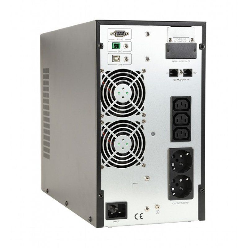 Gembird EG-UPSO-3000 uninterruptible power supply (UPS) Double-conversion (Online) 3 kVA 2700 W 5 AC outlet(s)