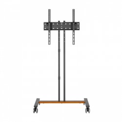 AISENS ECO Floor Stand with Wheel for Monitor/TV 35Kg from 32-55, Black