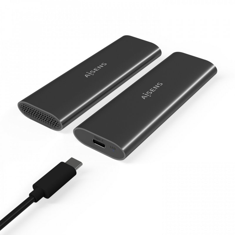 AISENS CAJA EXTERNA M.2 NGFF ASM2-015GR SATA NVME A USB3.1 GEN2 GRIS