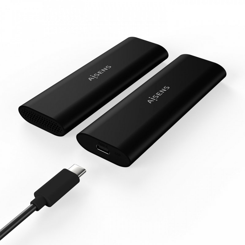 AISENS CAJA EXTERNA M.2 NGFF ASM2-014B SATA NVME A USB3.1 GEN2 NEGRA