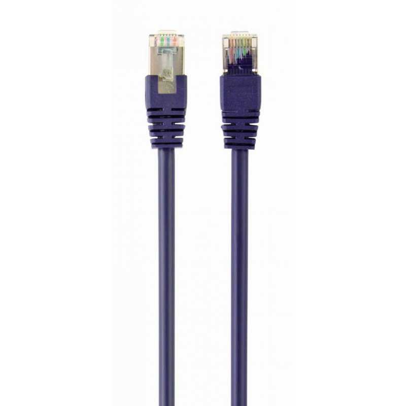 Gembird PP6A-LSZHCU-V-0.5M networking cable Violet Cat6a S/FTP (S-STP)