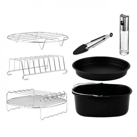 Cecotec 04995 fryer accessory Accessory kit Black, Stainless steel