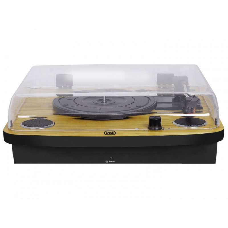 Trevi TT 1022 BT Direct drive audio turntable Black, Wood