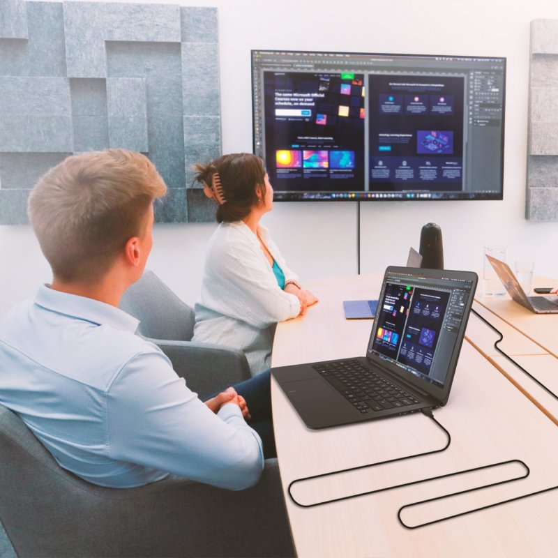 AISENS HDMI Cable V2.0 CCS Premium High Speed / Hec 4K@60Hz 18Gbps, A/MA/M, Black, 5.0m