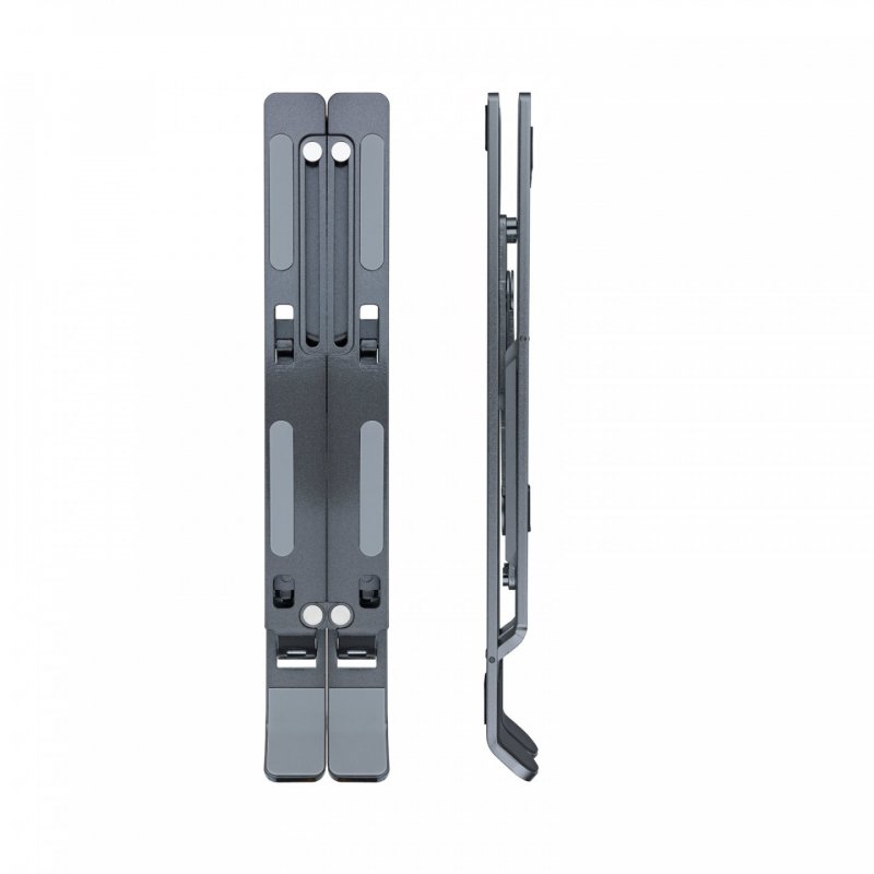 TooQ Lift Stand for Laptops, Tablets, Mobile Phones and Books, Grey