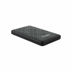 TooQ TQE-2500B Boîtier de disques de stockage Boîtier disque dur/SSD Noir 2.5"