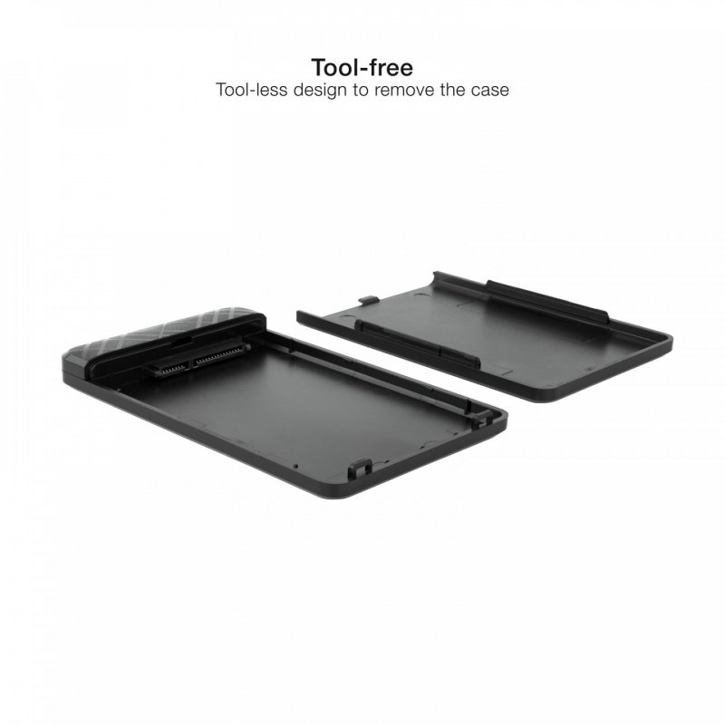 CAJA EXTERNA TOOQ 2,5" SATA USB3.1 GEN1 NEGRA
