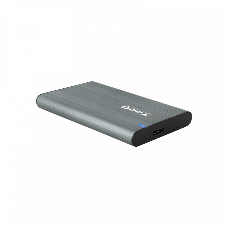 TooQ External Enclosure for 2.5" HDD/SSD, Grey
