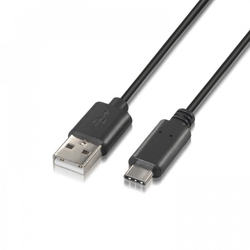 AISENS A107-0052 câble USB 2 m USB 2.0 USB A USB C Noir