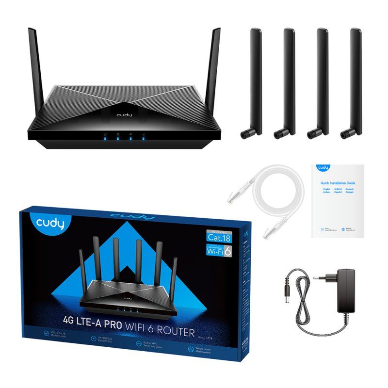 ROUTER 4G CUDY AC1200 WI-FI MESH 4G LTE ROUTER