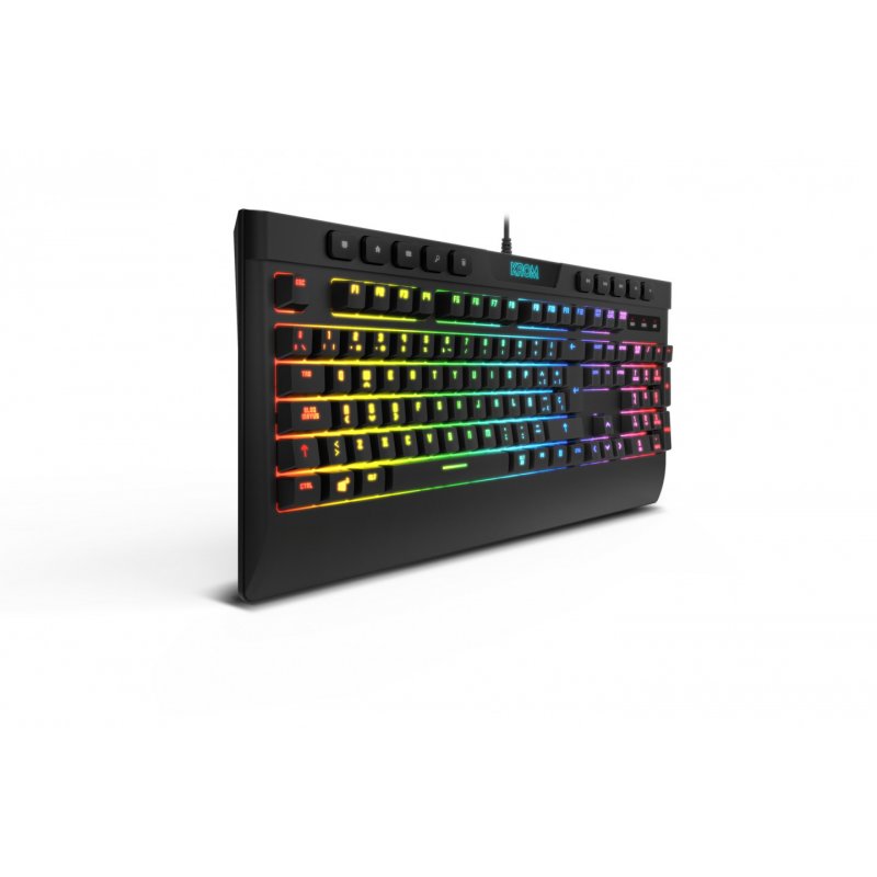 Krom Kalyos clavier Souris incluse USB Noir