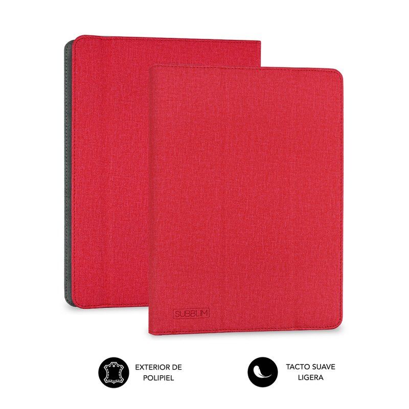 SUBBLIM SUB-CUT-2FC002 tablet case 25.6 cm (10.1") Folio Red