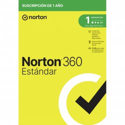 NortonLifeLock 360 Standard Sécurité antivirus Base Espagnol 1 licence(s) 1 année(s)