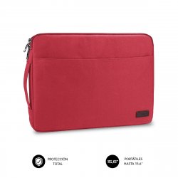 SUBBLIM SUB-LS-0PS0103 laptop case 39.6 cm (15.6") Sleeve case Red