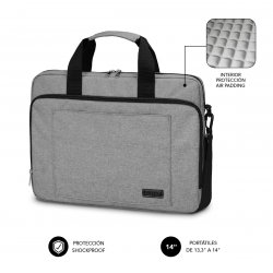 SUBBLIM SUB-LB-4APLB01 laptop case 35.6 cm (14") Toploader bag Grey