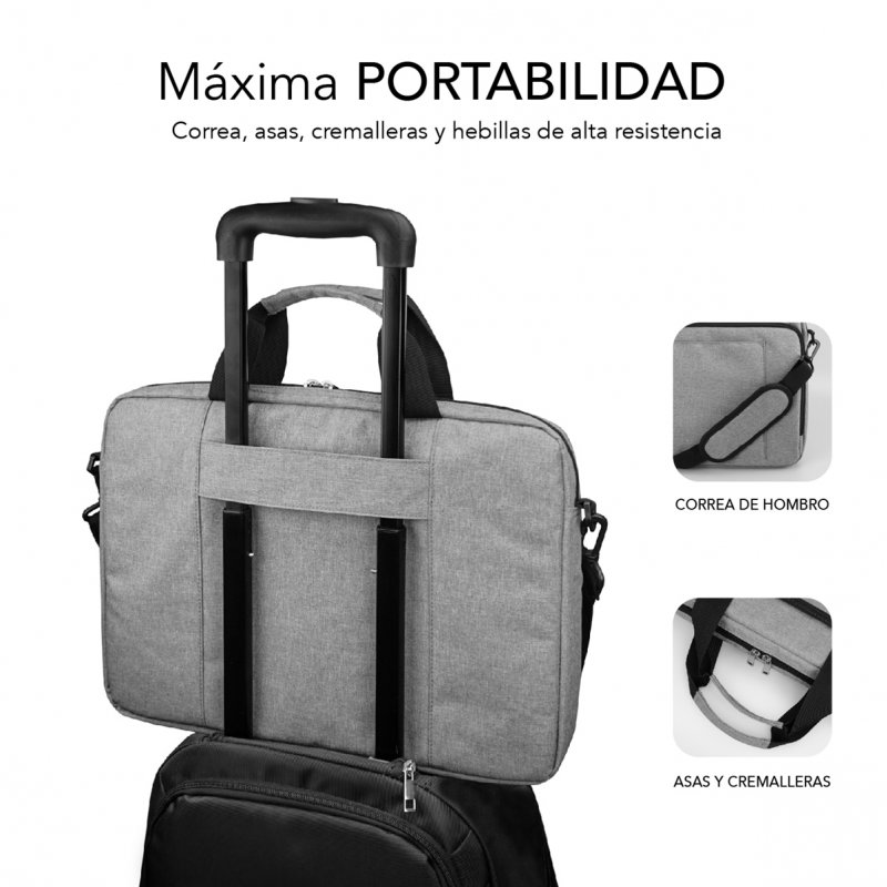 MALETIN SUBBLIM AIR PADDING LAPTOP BAG 13,3-14" GREY