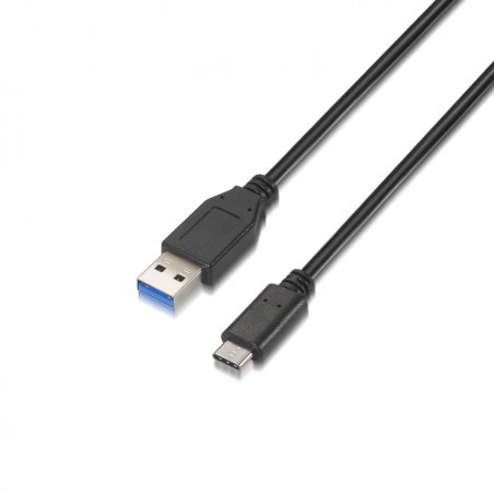 AISENS A107-0060 câble USB 1 m USB 3.2 Gen 2 (3.1 Gen 2) USB A USB C Noir