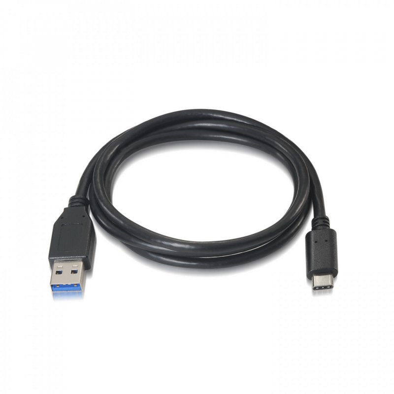 AISENS A107-0060 câble USB 1 m USB 3.2 Gen 2 (3.1 Gen 2) USB A USB C Noir